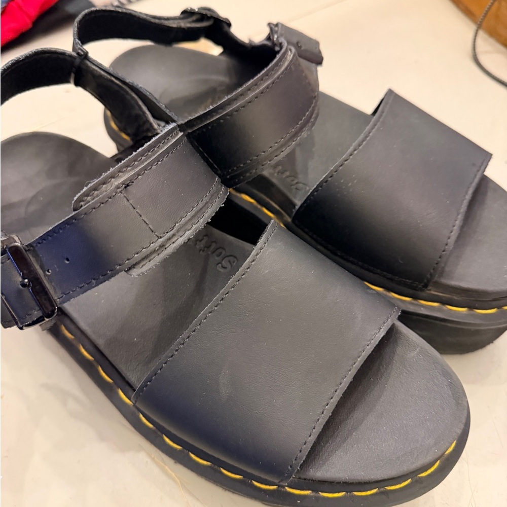 Dr. Martens Black Sandals